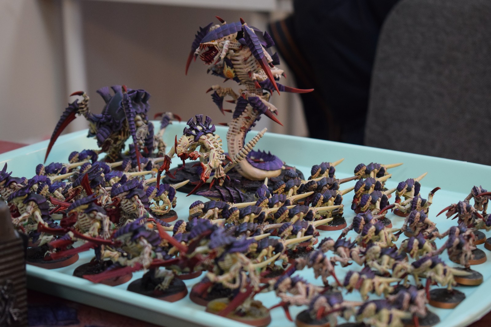 Battle of the Tyranids and the Mechanicus - My, Warhammer 40k, Miniature, Painting miniatures, Tyranids, Cult of Mechanicus, The fight, Longpost