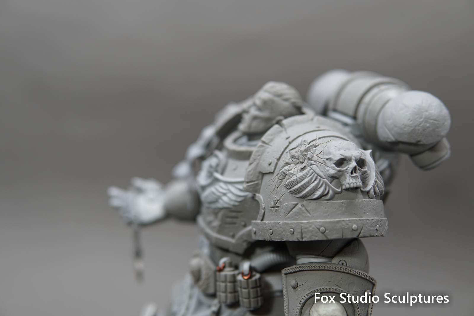 Imperium Space Marine Warhammer 40,000 - My, Warhammer 40k, Handmade, Models, Polymer clay, Лепка, Warhammer, Longpost