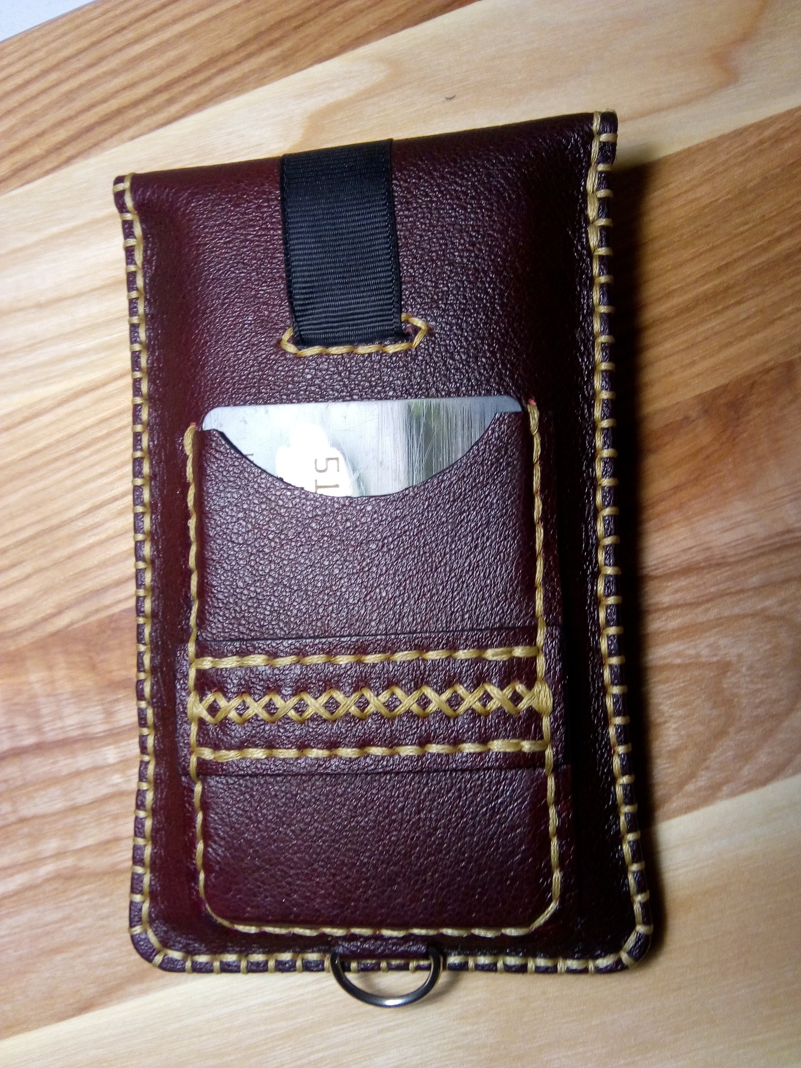 Leather case - My, With your own hands, Needlework, Longpost