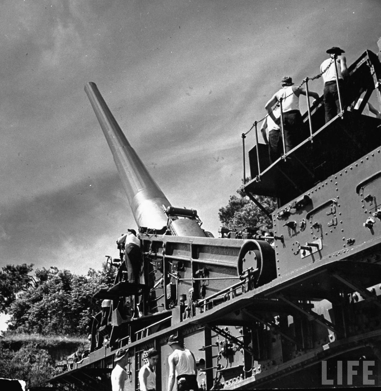 United States Railroad Coastal Artillery - Artillery, US Army, The Second World War, A gun, Story, Longpost