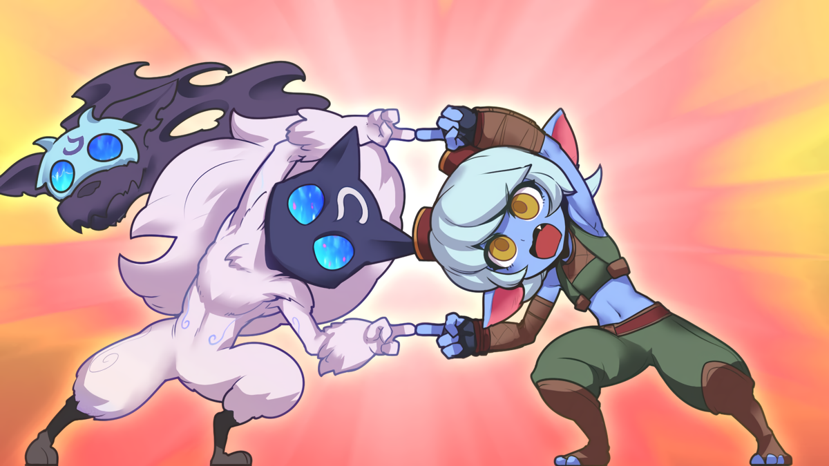 Merge - Art, Games, League of legends, Fusion, Kindred, Tristana, Ptcrow