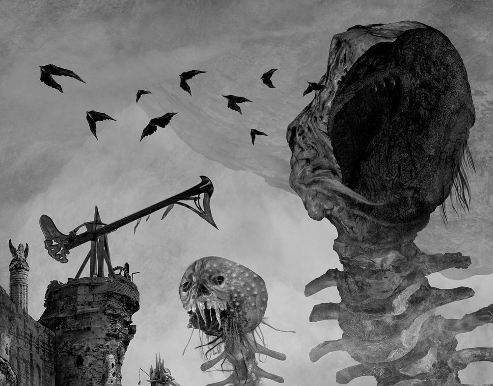 The black and white nightmares of Aeron Alfrey - A selection, Art, Drawing, Kripota, Illustrator, Longpost