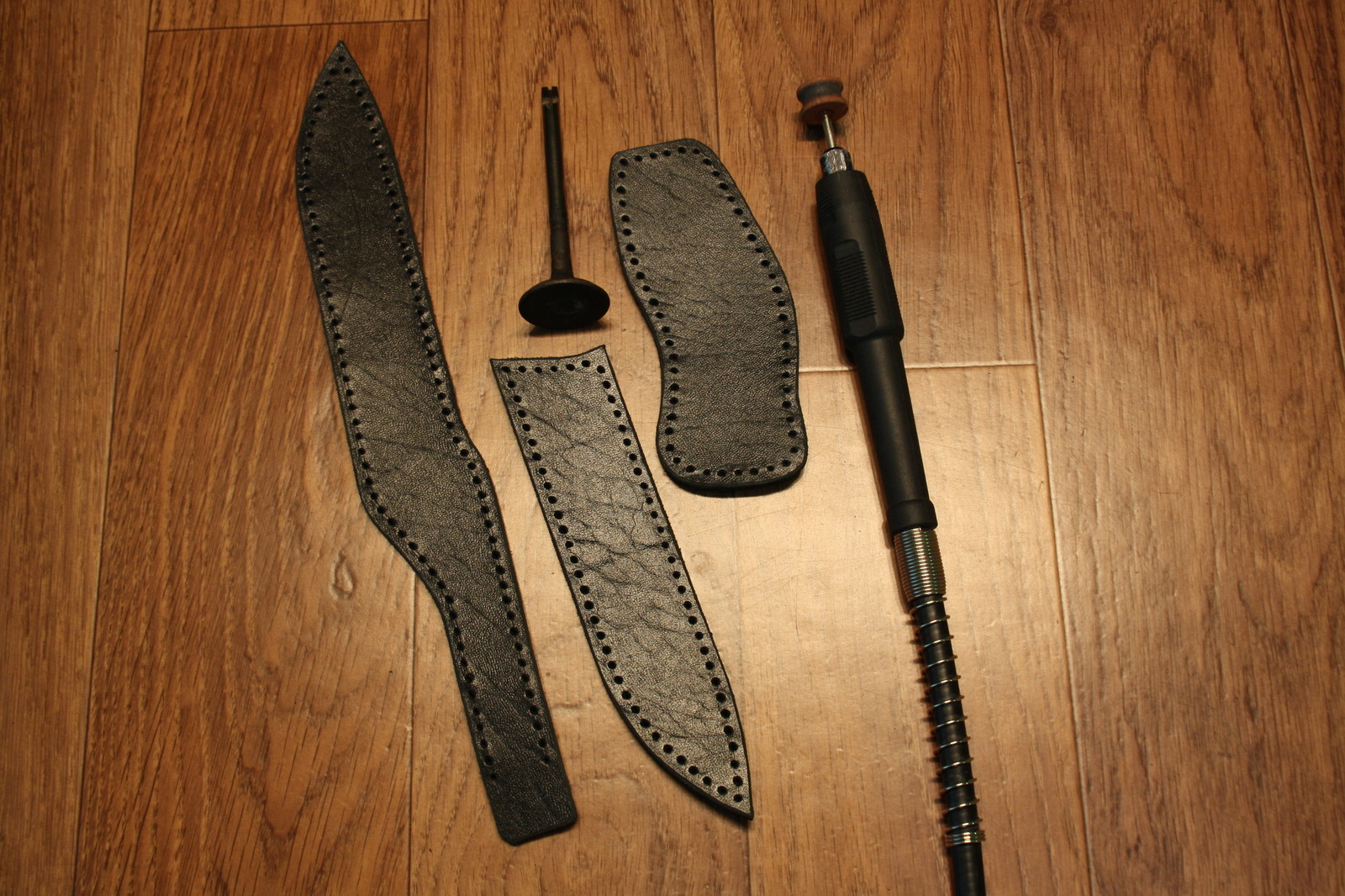 Sheath made of genuine leather. - My, Handmade, Sheath, Leather products, Leather craft, With your own hands, Longpost