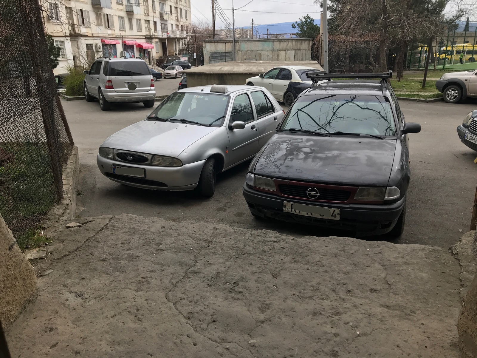 Parking in Georgia - My, Неправильная парковка, Car, The driver, Tbilisi, Georgia