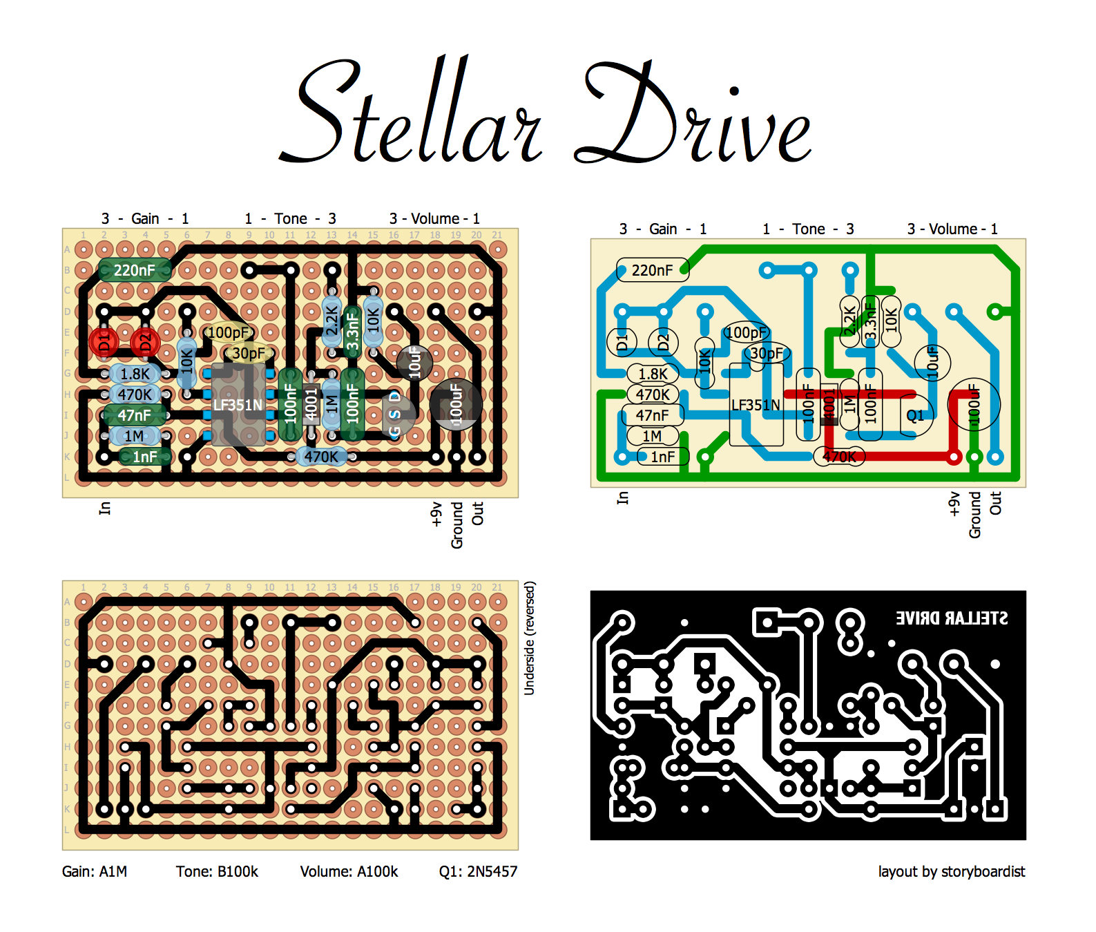 And another DIY pedal - Stellar Drive be DMB - My, With your own hands, Overdrive Pedal, Stellar Drive, Video, Longpost