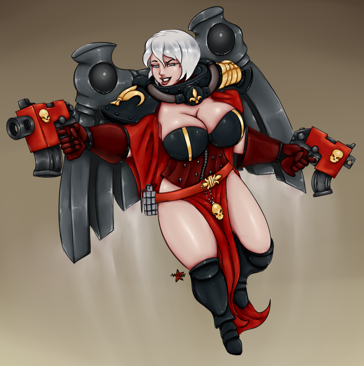 Seraphimka - NSFW, My, Warhammer 40k, Adepta Sororitas, Wh other