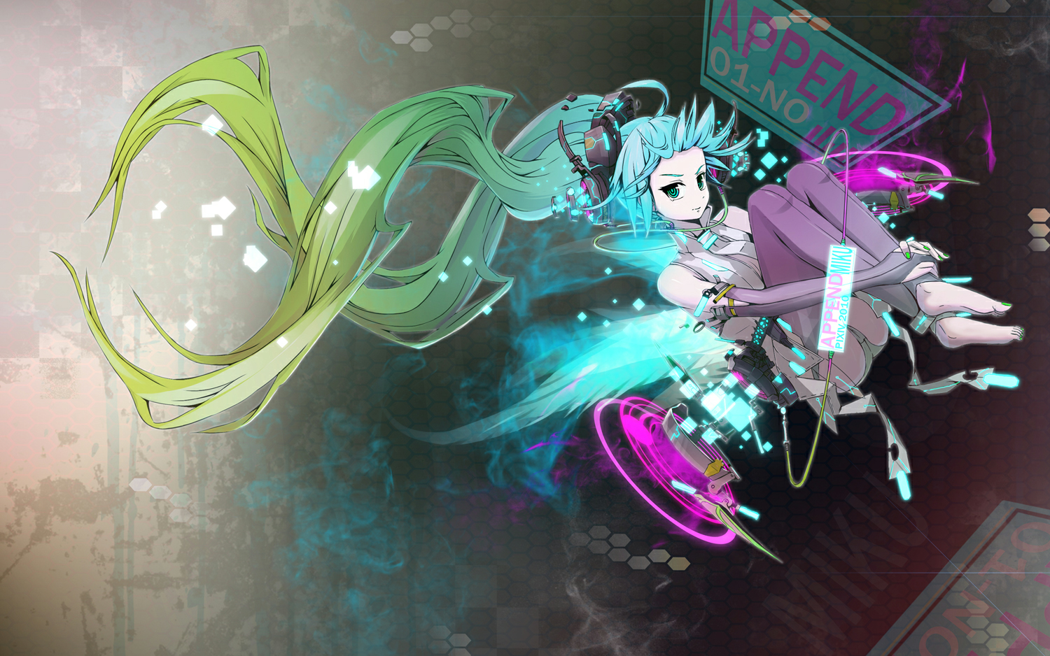 Vocaloid - Art, Vocaloid, , Hatsune Miku, Anime art, Longpost