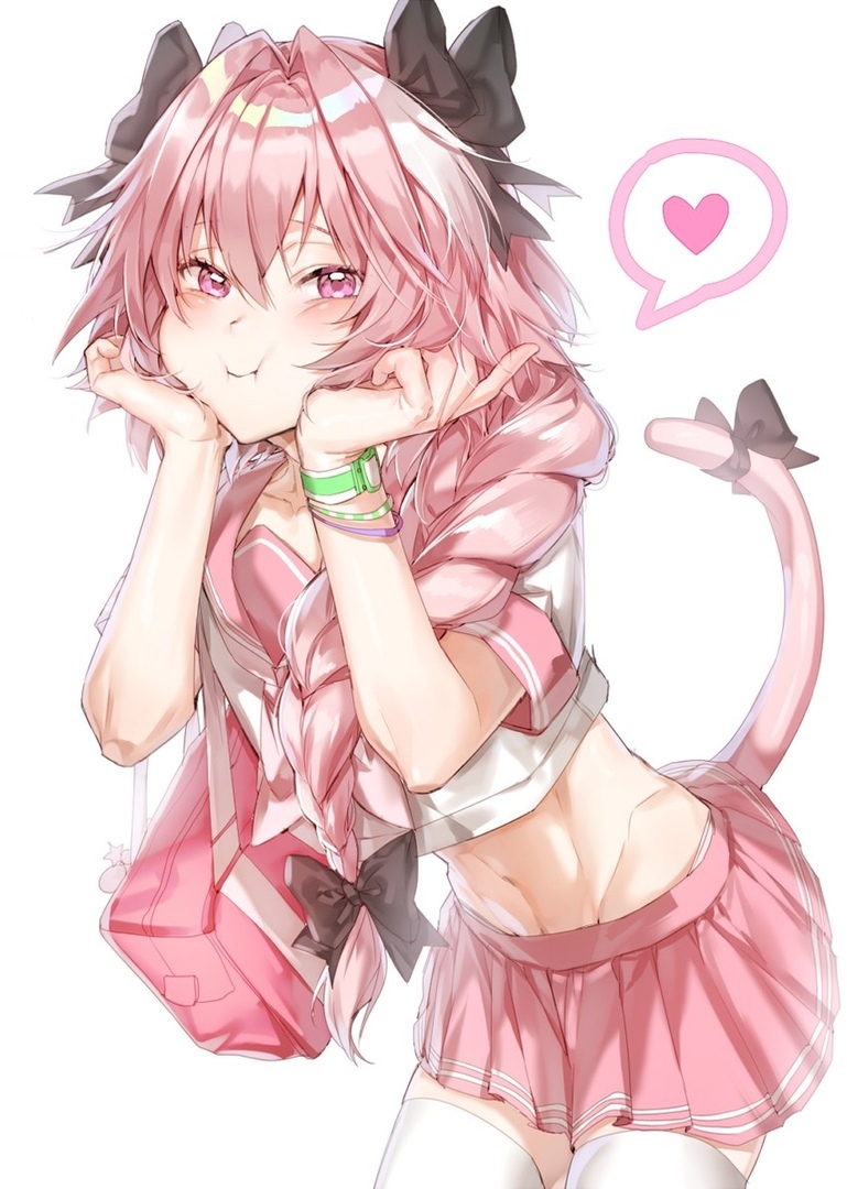 Astolfo and problems of orientation choice. - Anime, Fate, Fate grand order, Astolfo, Anime art, Longpost, Its a trap!