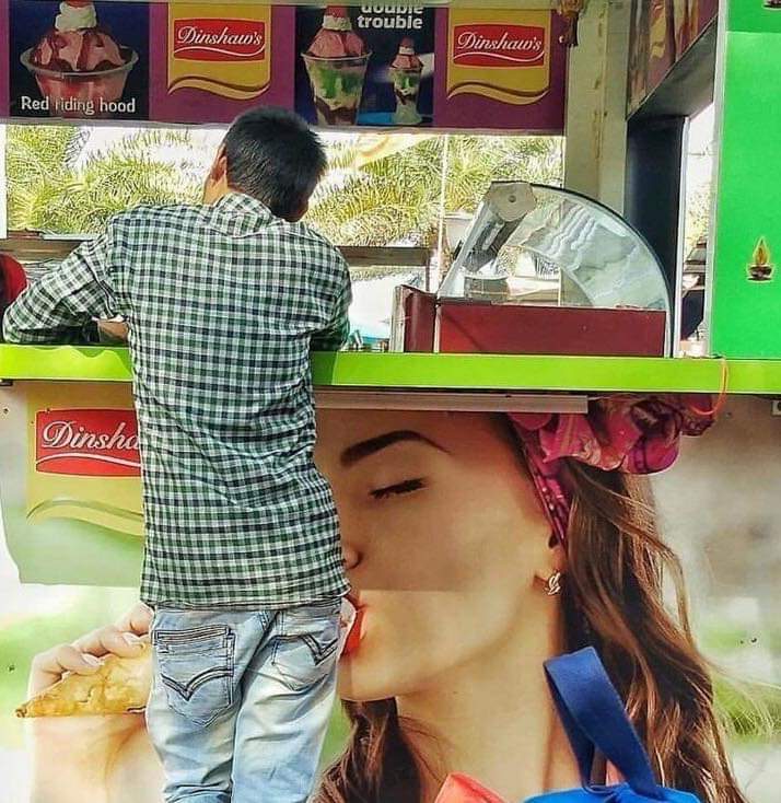 What about a snack? - Banner, Advertising, Lucky shot, Lucky moment