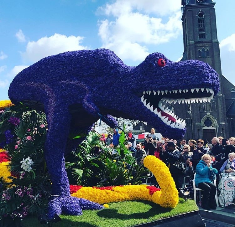 Голландцы знают толк в парадах - Bloemencorso, Парад, Красота, Нидерланды, Цветы, Креатив, Парк Юрского Периода, Длиннопост, Нидерланды (Голландия)