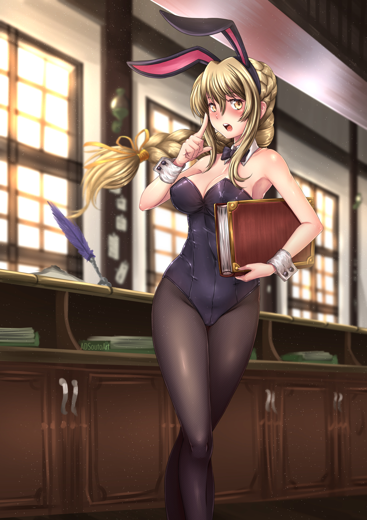 Guild Girl (Goblin Slayer) - NSFW, Anime, Anime art, Art, Goblin slayer, Guild Girl, Underwear, Adsouto, Longpost