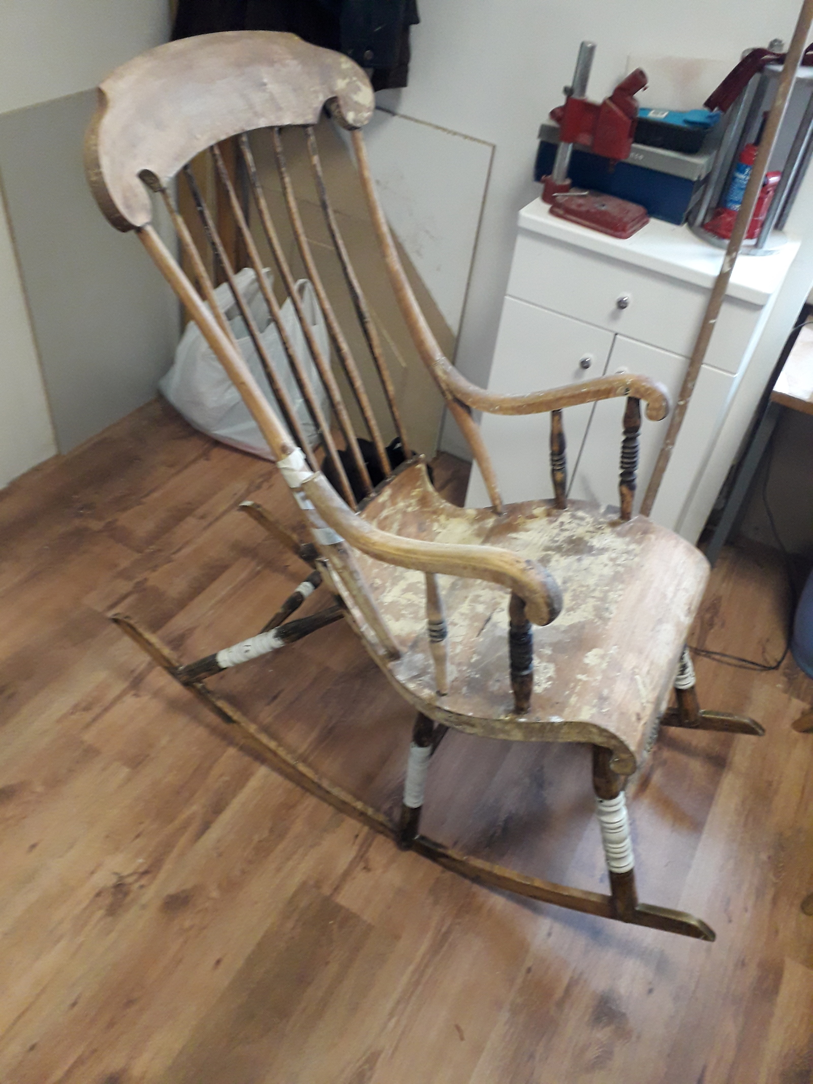 Where is the cheapest place to restore this chair? - My, , Longpost, Rocking chair