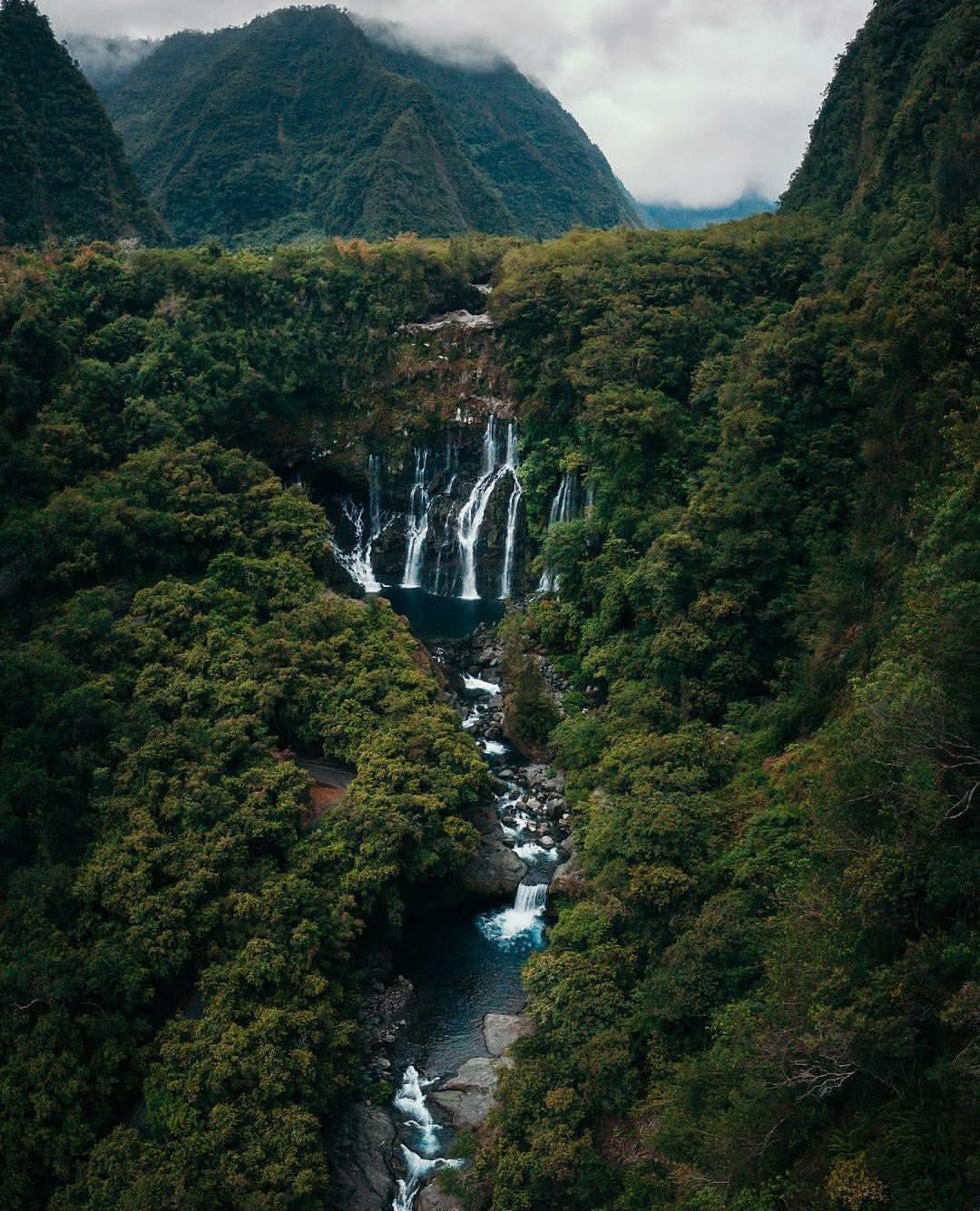 Reunion, France - Nature, Waterfall, beauty of nature, The mountains