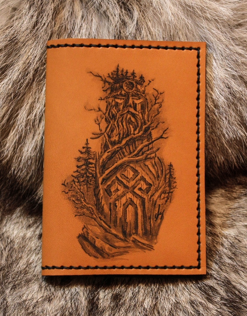 Unique handmade covers! - My, Cover, , Handmade, Leather, Needlework, Slavs, Slavic gods, Paganism, Longpost