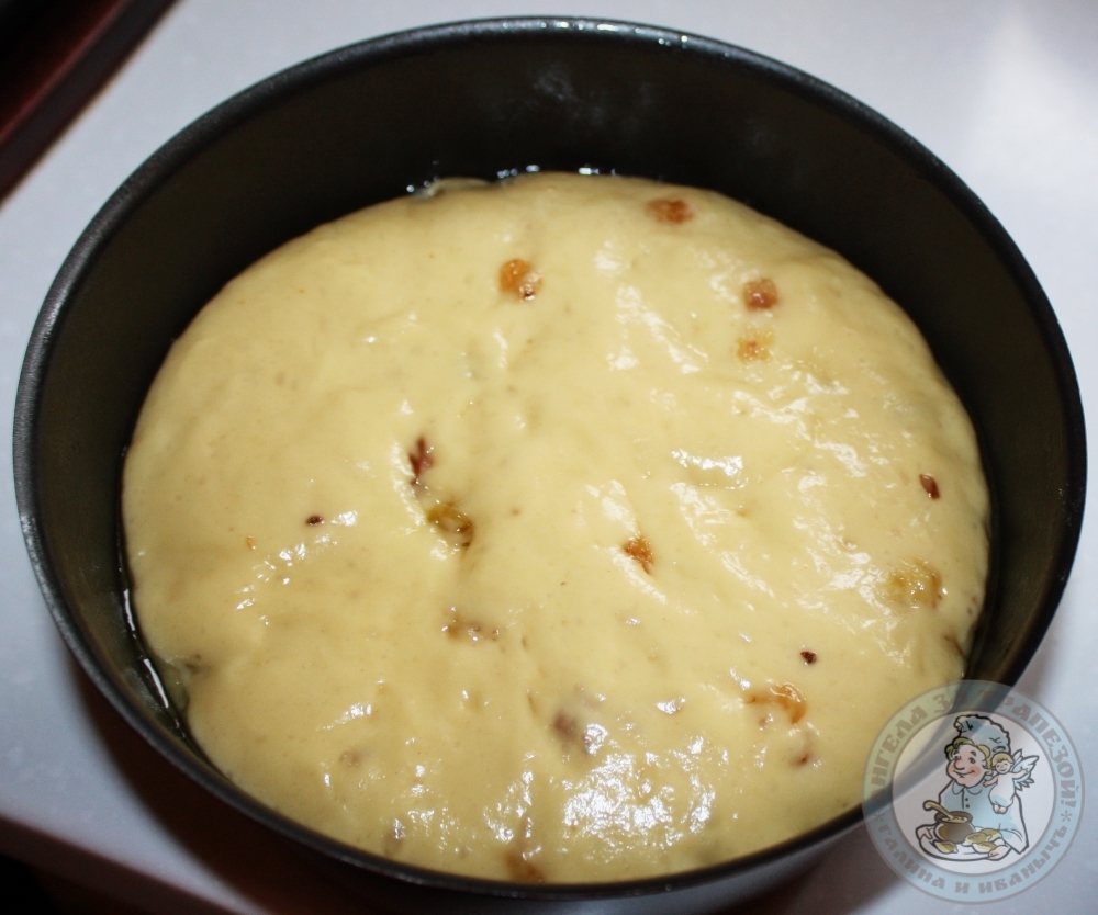 Easter cake ... custard - My, Food, Recipe, Kulich, Longpost, , Custard dough