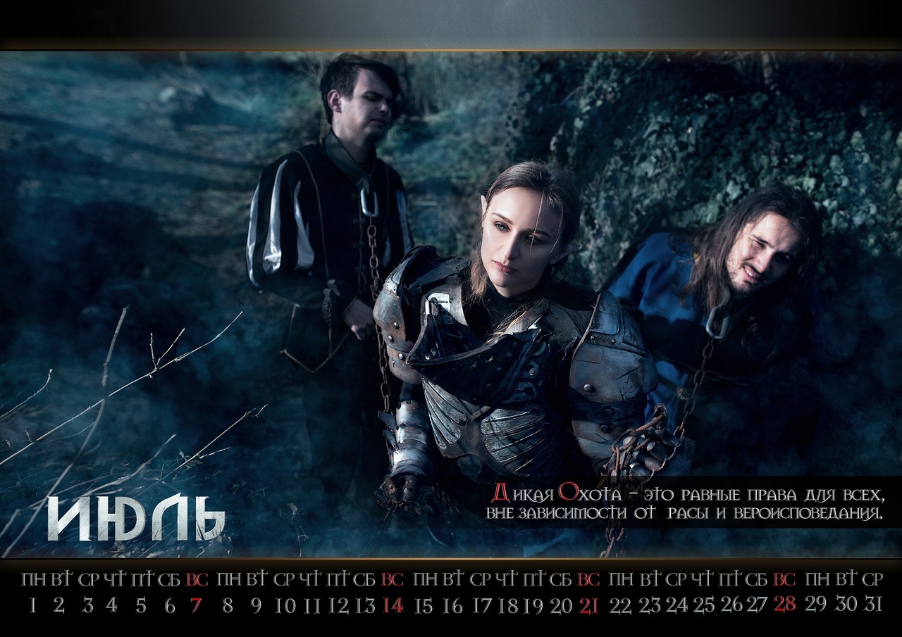 Wild Hunt Calendar - My, Cosplay, The calendar, The Witcher 3: Wild Hunt, Witcher, Role-playing games, Longpost