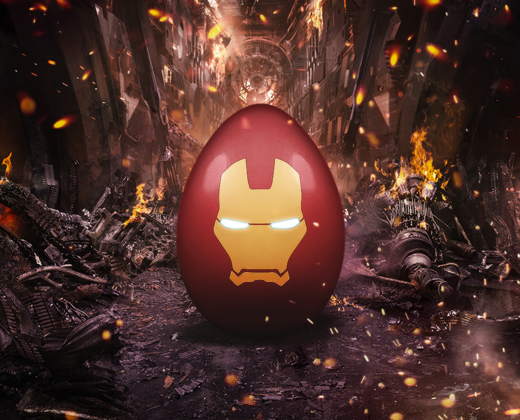 Easter, general gathering! - My, Avengers, Avengers Endgame, Marvel, iron Man, Captain America, Black Panther, Captain Marvel, Hulk, Longpost