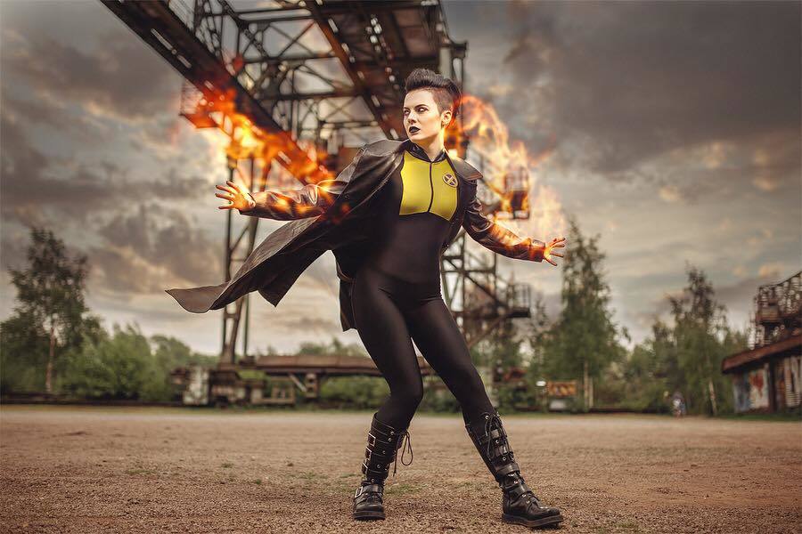 Сверхзвуковая Боеголовка / Negasonic Teenage Warhead косплей - Дэдпул, Люди Икс, Косплей, Фильмы, Девушки, Negasonic Teenage Warhead, Боеголовка, Длиннопост