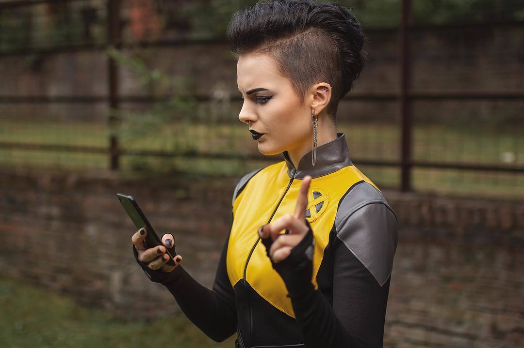 Сверхзвуковая Боеголовка / Negasonic Teenage Warhead косплей - Дэдпул, Люди Икс, Косплей, Фильмы, Девушки, Negasonic Teenage Warhead, Боеголовка, Длиннопост