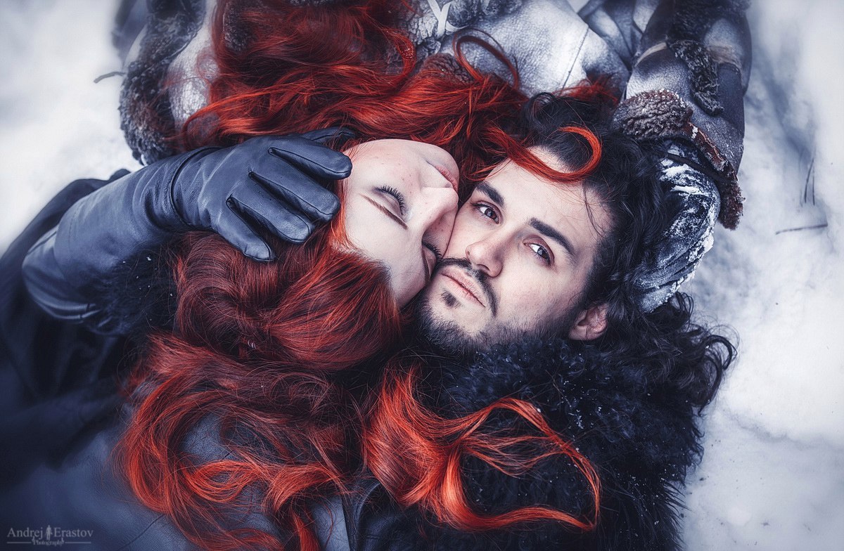 John Snow / Ygritte - Game of Thrones cosplay | Пикабу