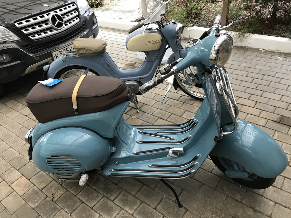 Vyatka 1958 after restoration - Scooter, Vyatka, Restoration, Drive2, Longpost