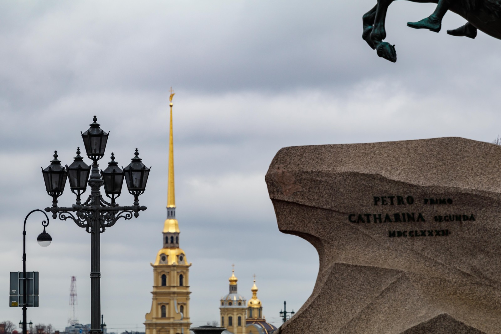 Bronze Horseman - My, Saint Petersburg, Bronze Horseman, Peter-Pavel's Fortress, Lamp, Canon 80d