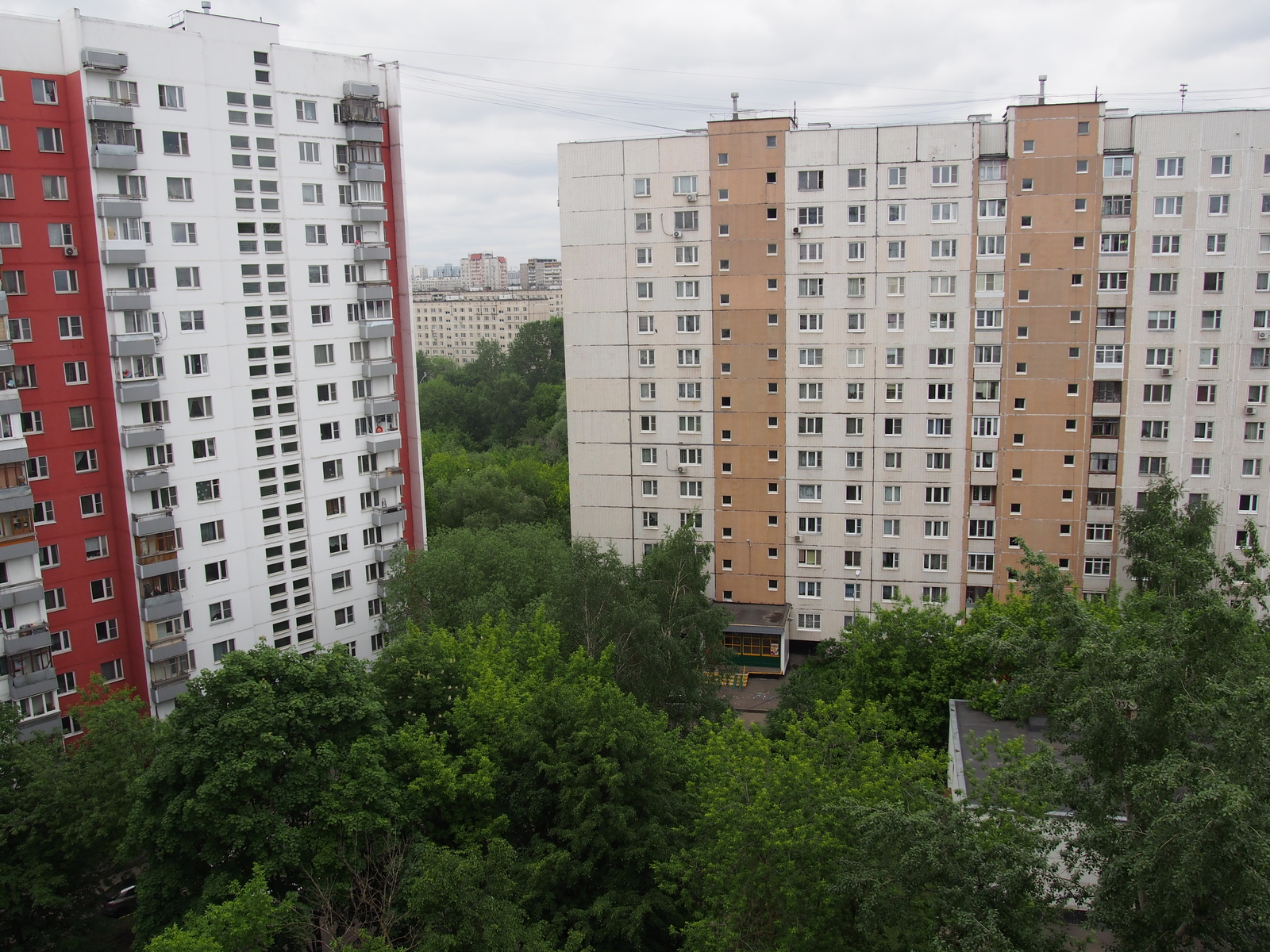 View from the window 1991-2019, last autumn. - My, Medvedkovo, Old photo, , Gratifying