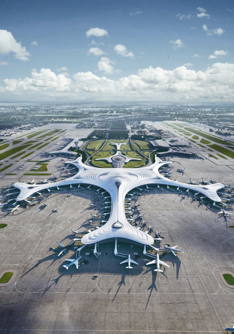 The project of a new airport terminal in the city of Harbin. - Harbin, China, The airport, Longpost