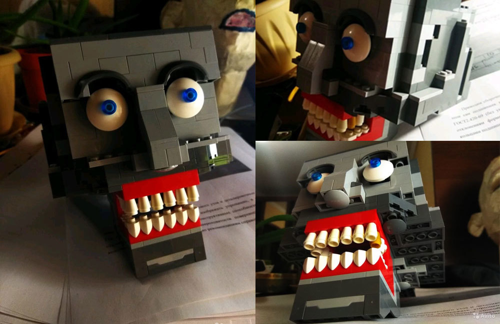 When I decided to make my first MOC - Lego, Scull, Expectation and reality, Sight, , LEGO MOC