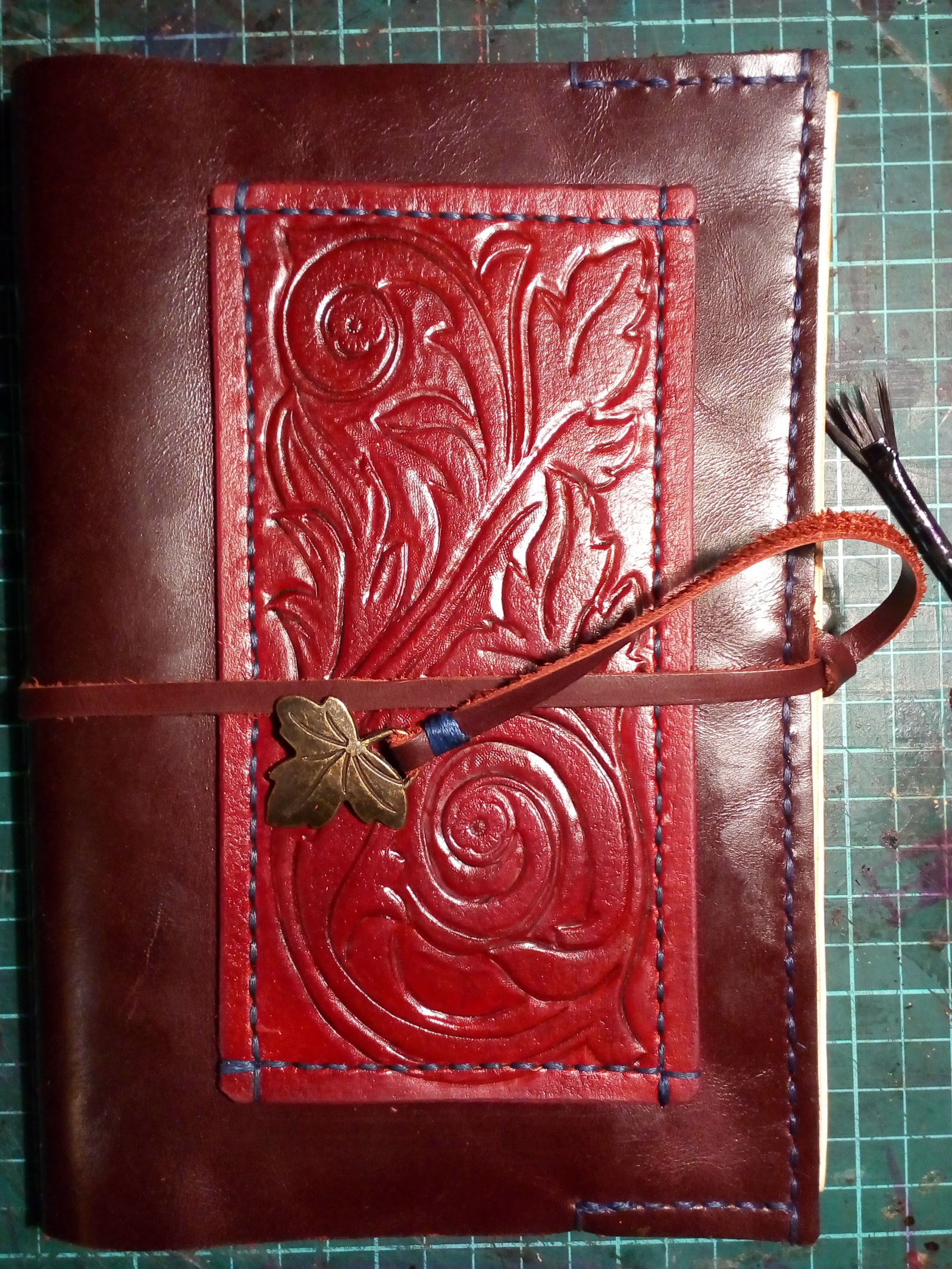 My works - My, Embossing on leather, Leather products, Notebook, Handmade, Natural leather, Longpost