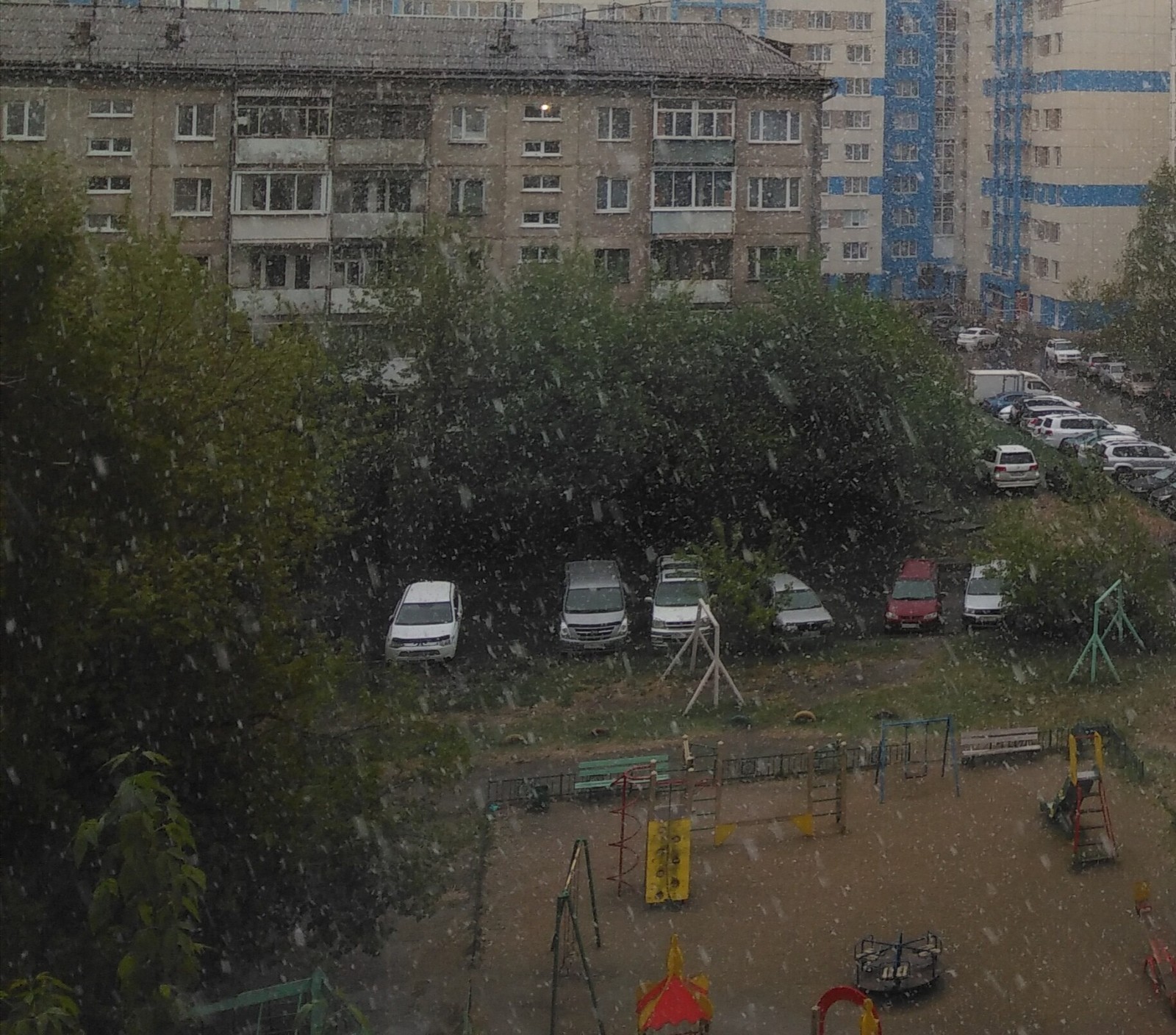 Irkutsk. May 28 - My, Snowfall, Winter, Irkutsk, May