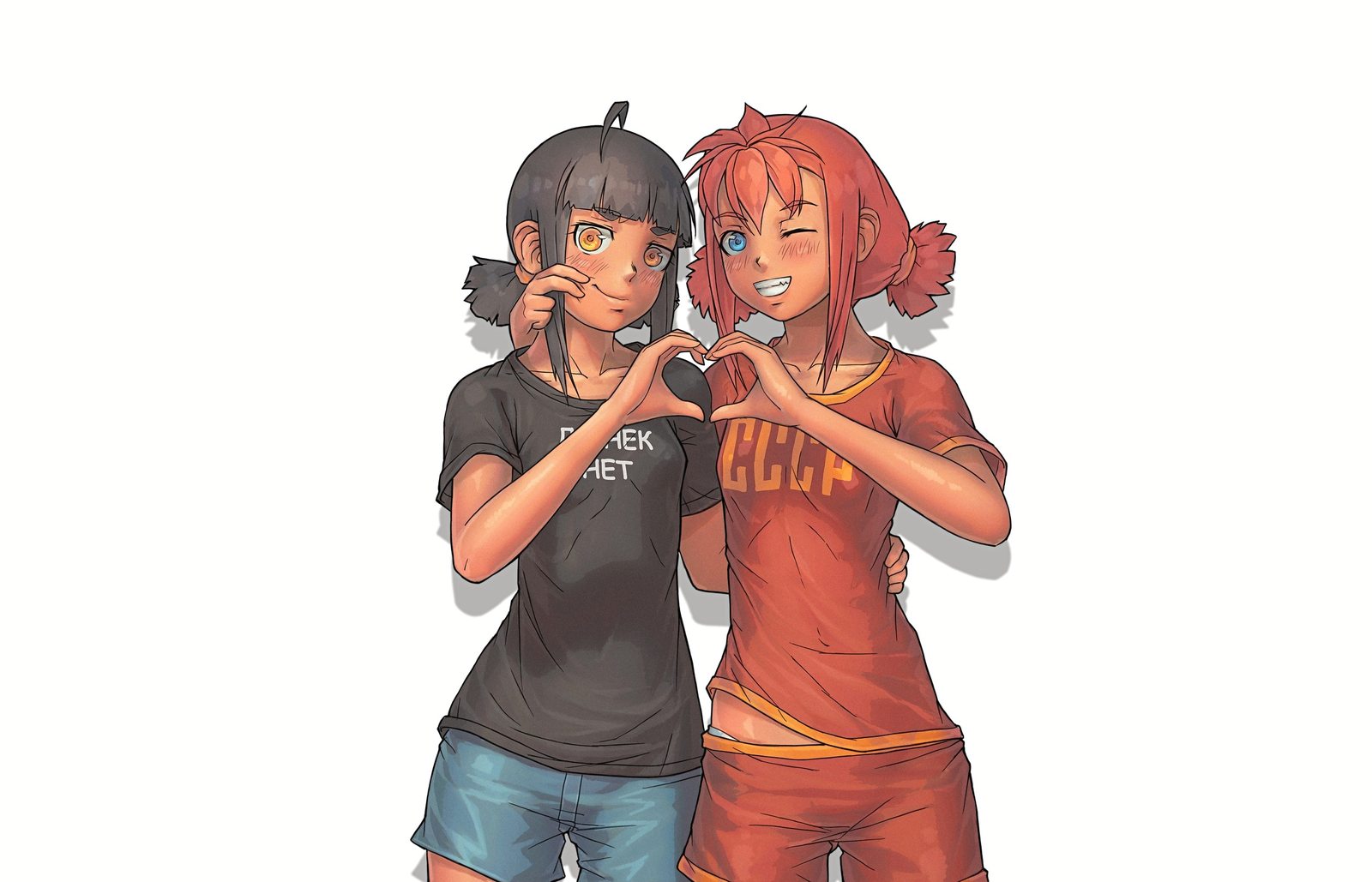 Girlfriends - Endless summer, Visual novel, Art, Ulyana, Khmuro-Tian, Leonzo