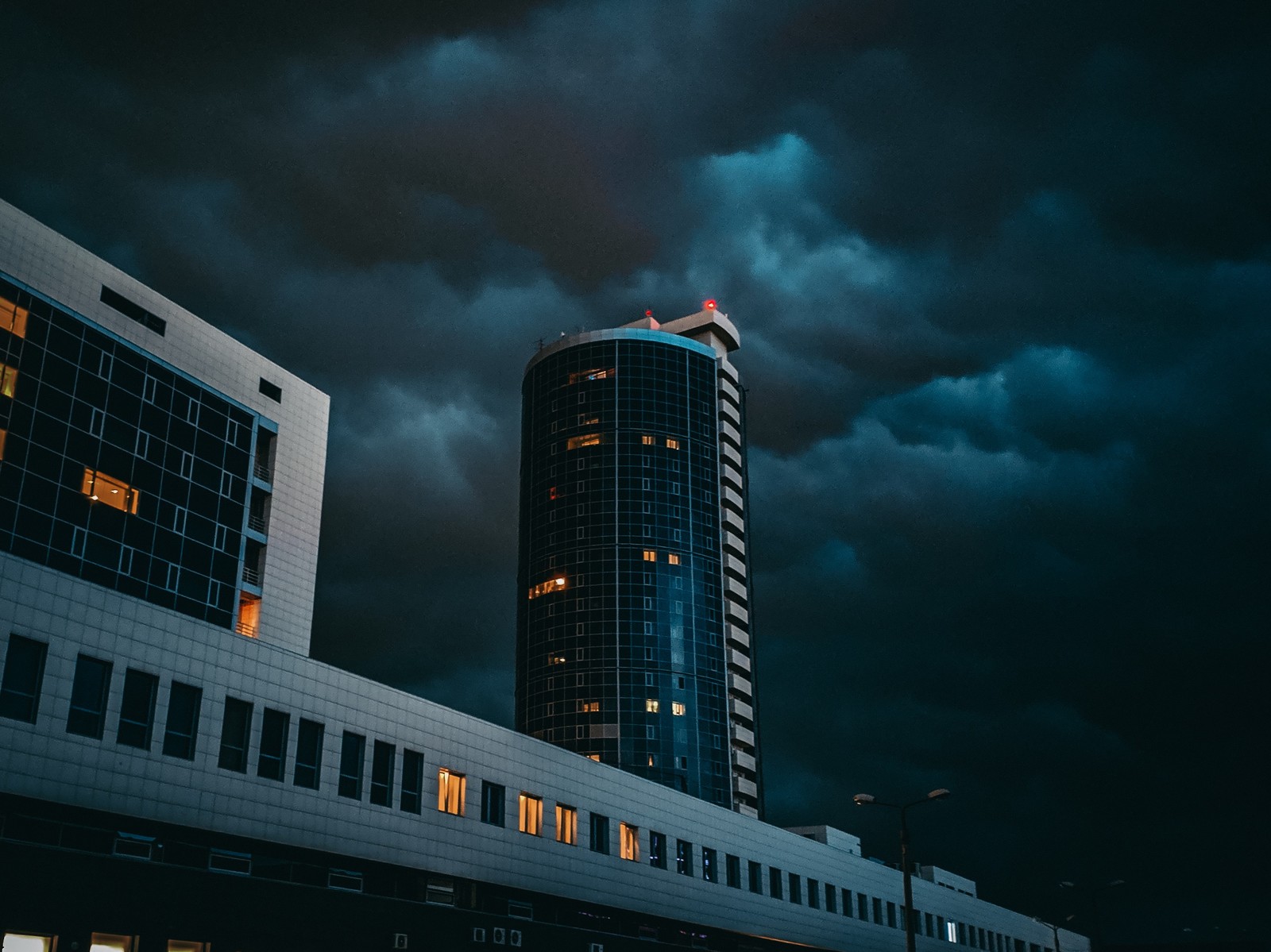 Thunderstorm - My, The photo, Mobile photography, Permian, Thunderstorm, Lightroom