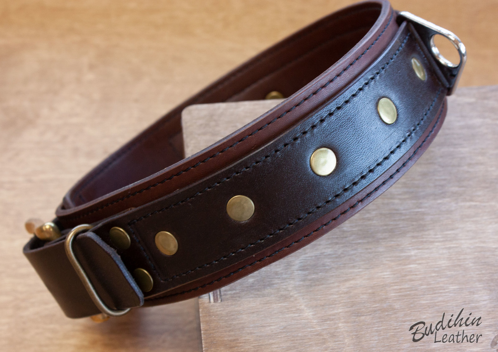 Collar - My, Natural leather, Handmade, With your own hands, Leather, Collar, Longpost