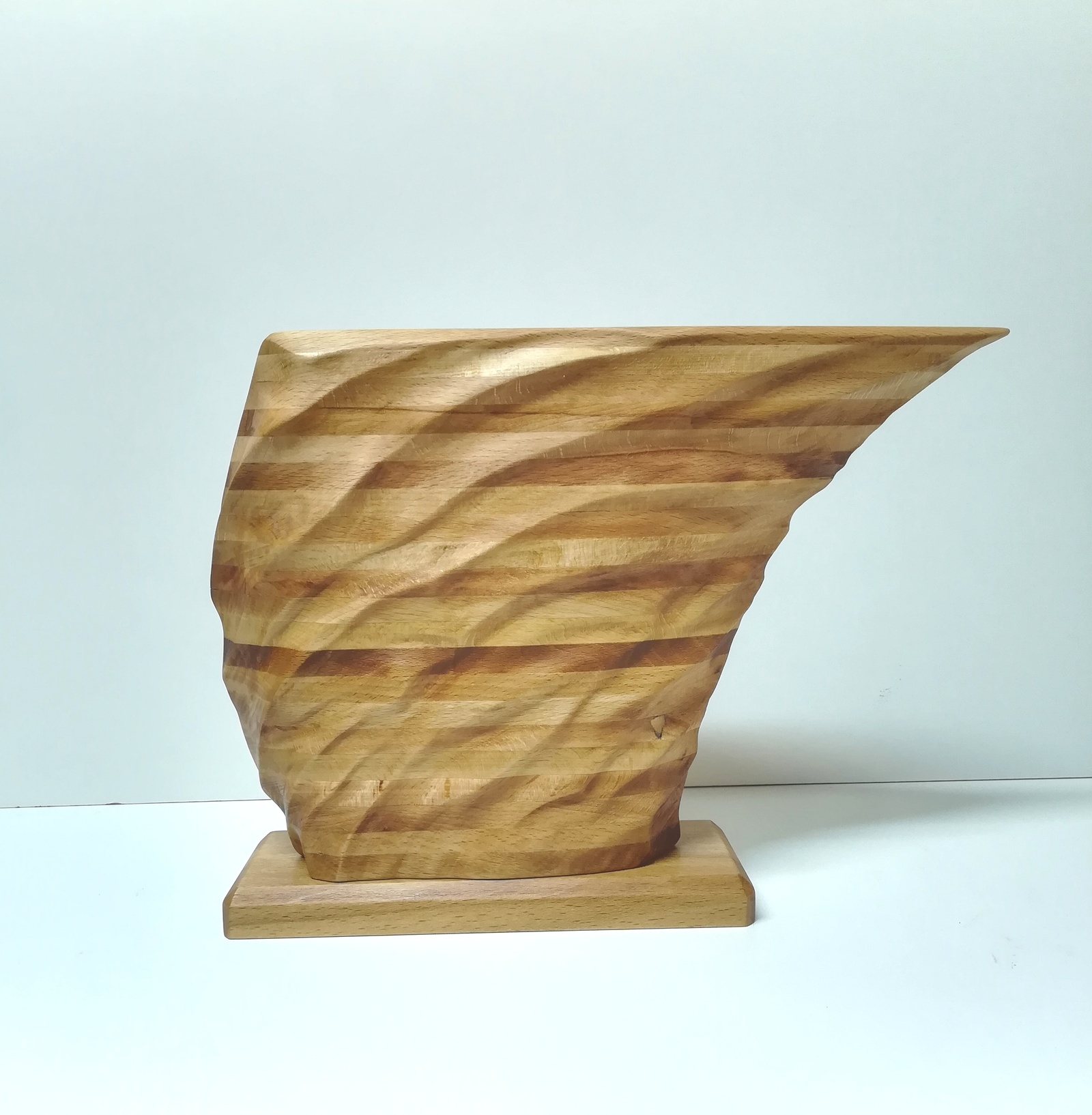 Wooden knife holder - My, Woodworking, Woodworking, Carpentry workshop, Sculpture, Longpost