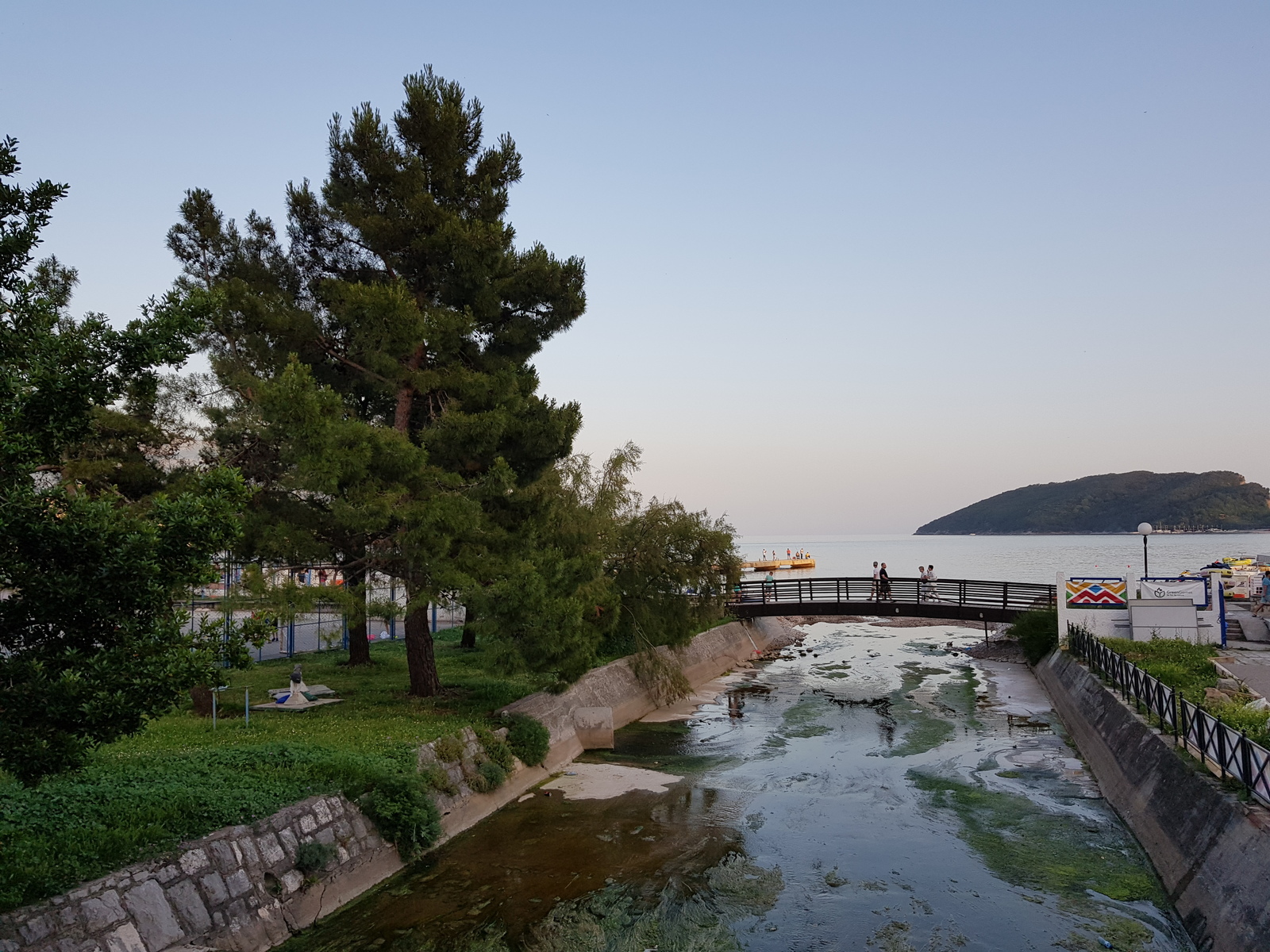 Grdjevica / Grdzhevica is the largest river in Budva, Montenegro. - My, Montenegro, Budva, Mediterranean Sea, Adriatic, Sea, Vacation, Summer, Note 8, Longpost