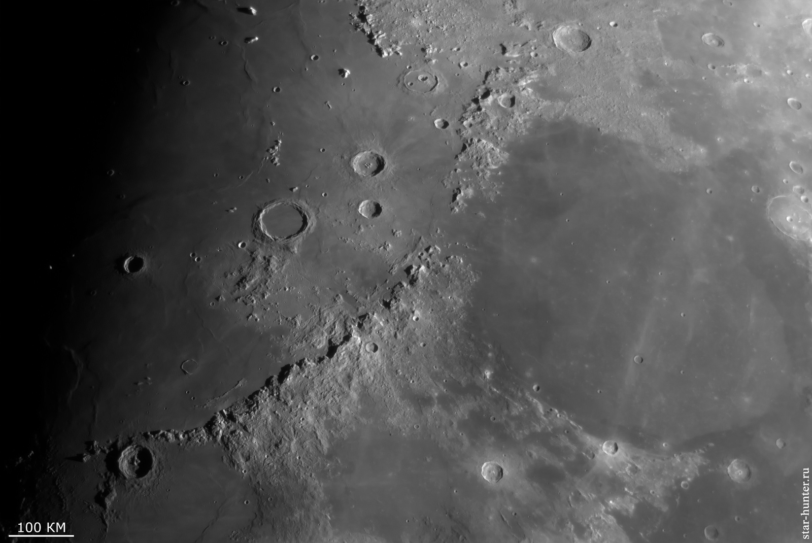 Moon, June 11, 2019. - My, moon, Crater, Astrophoto, Astronomy, Space, Starhunter, Anapadvor