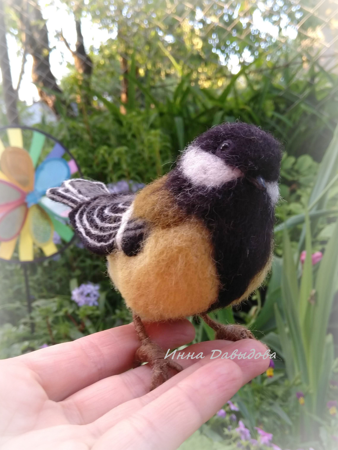 Birdies. - My, Dry felting, Wallow, , Birds, Toys, Wool toy, , Interior toy, Longpost, Сумка