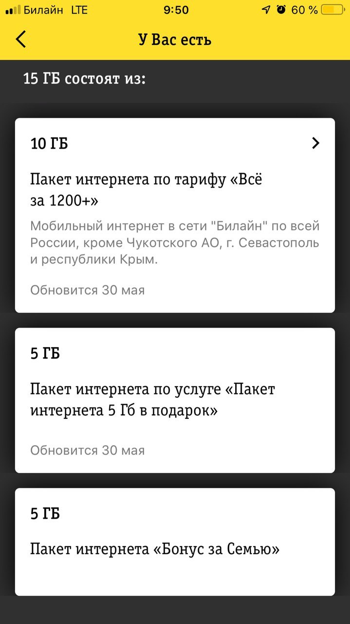 Математика Билайна 15=10+5+5 - Моё, Билайн, Услуги связи, Тарифы, Интернет, Математика, Длиннопост, Сотовые операторы