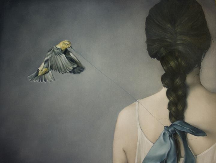 Artist Amy Judd - Art, Drawing, Girls, Birds, A selection, Longpost