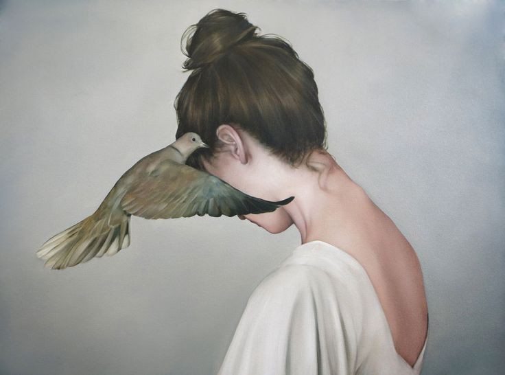 Artist Amy Judd - Art, Drawing, Girls, Birds, A selection, Longpost