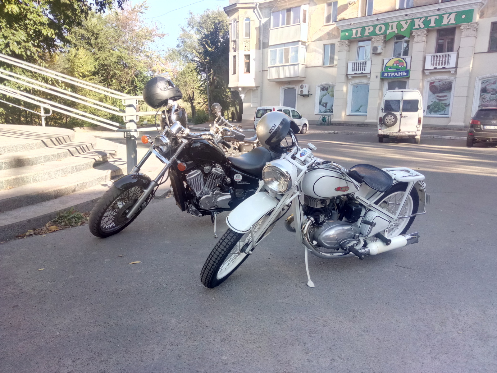 The Distinguished Gentleman's Ride 2018 in Krivoy Rog - My, Krivoy Rog, Motorcycles, Retro, Bikers, Moto, Longpost, , Motorcyclists