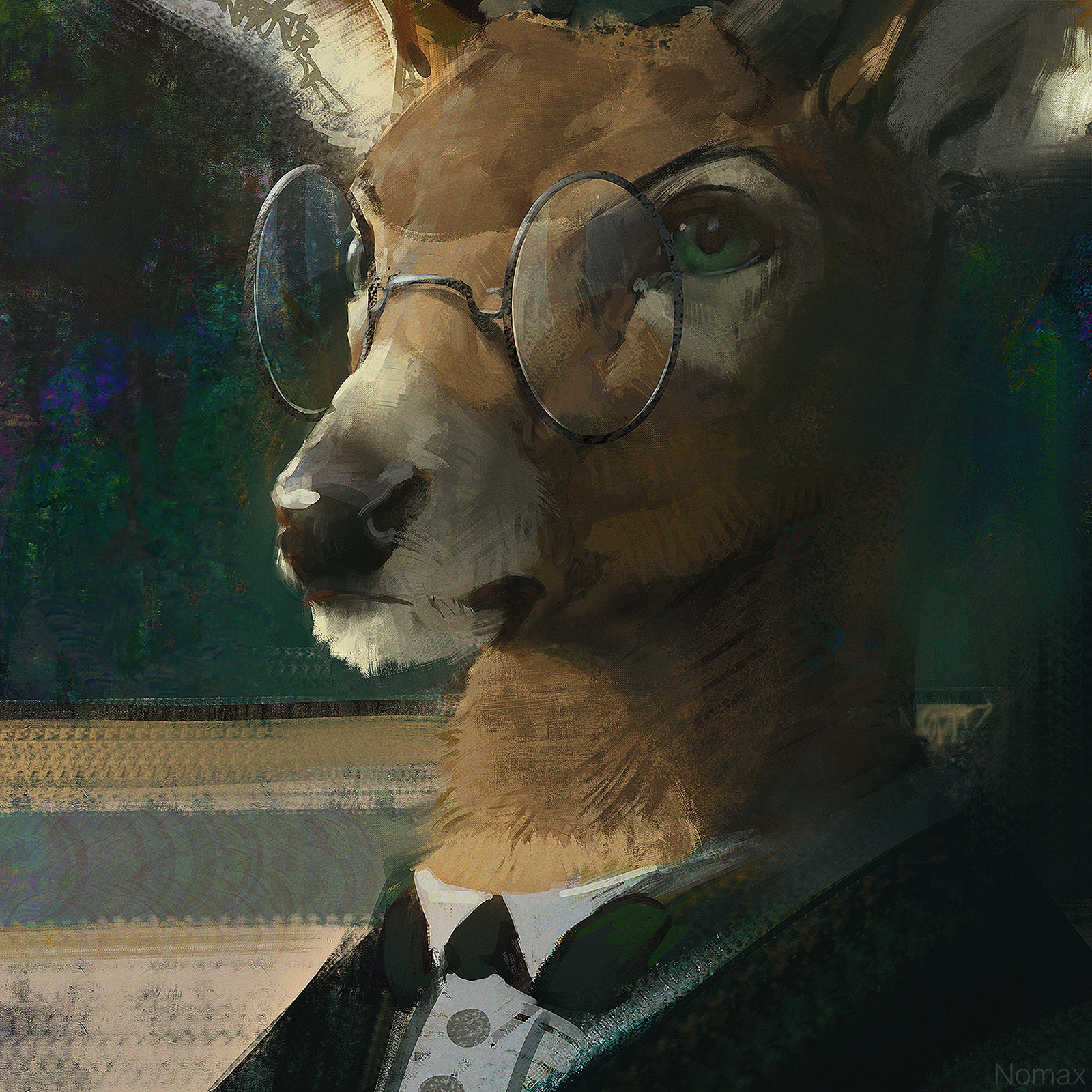 Hammytoy Portrait - Фурри, Furry Art, Furry deer, Портрет, Nomax