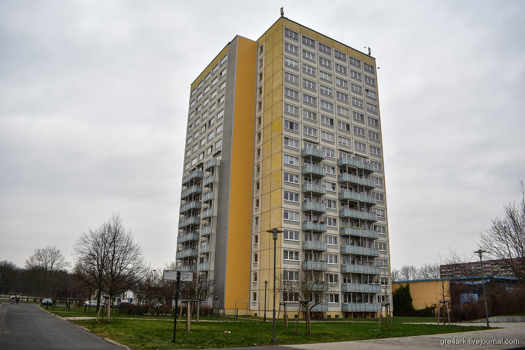 Panel heritage of the GDR. - GDR, Germany, Leipzig, Longpost, Architecture, Panel house