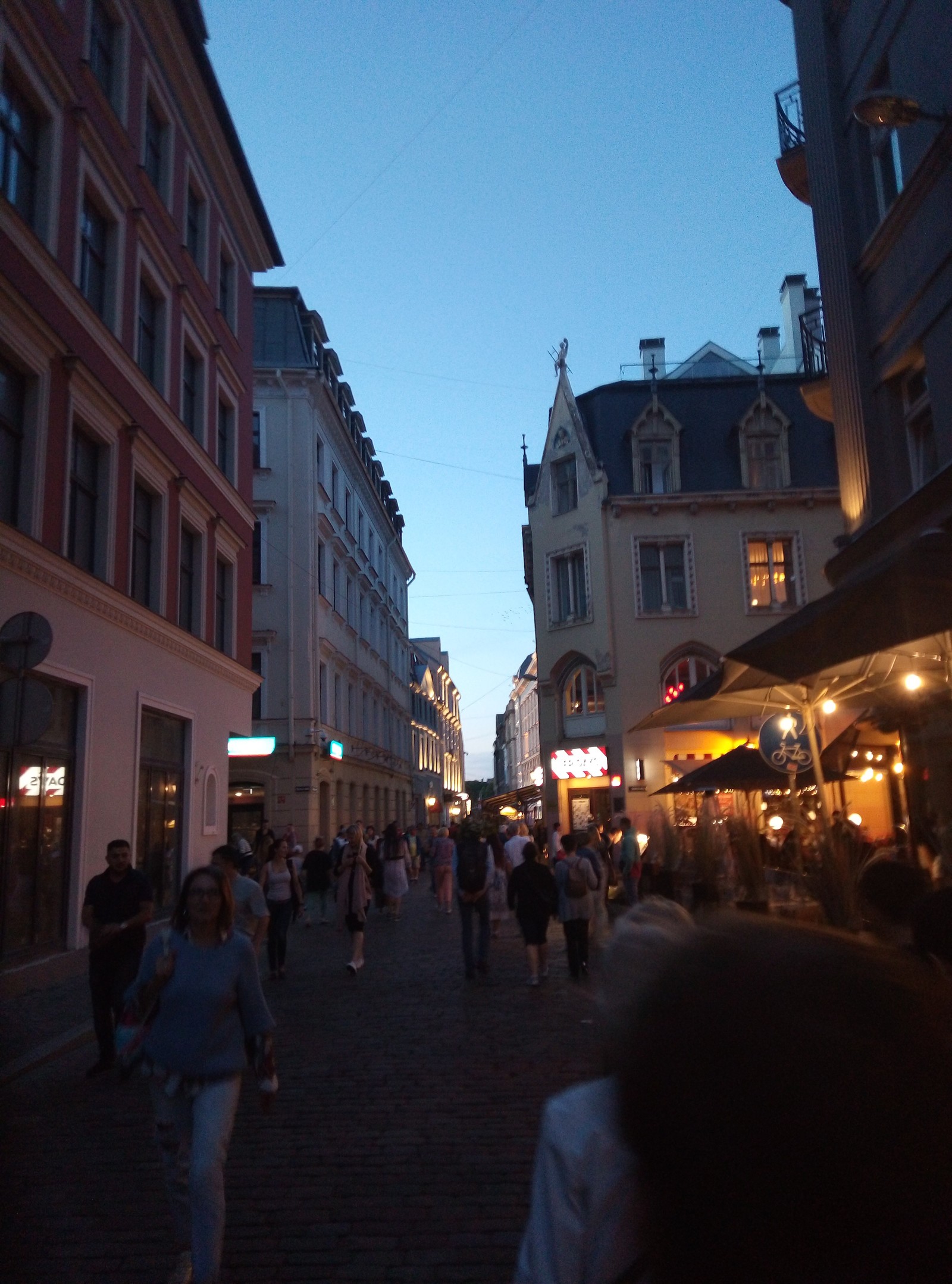 Narrow streets of Riga - My, Summer Solstice, Midsummer, Latvia, Riga, , Longpost