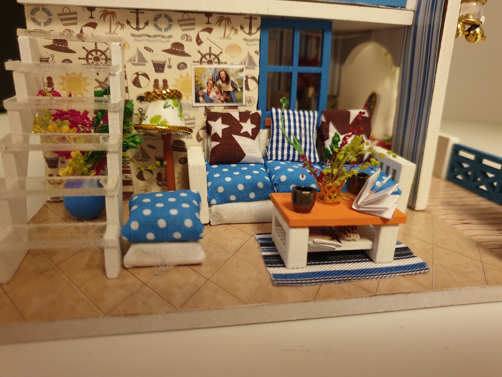 Roombox, miniature house, process - My, Roombox, Miniature, Longpost