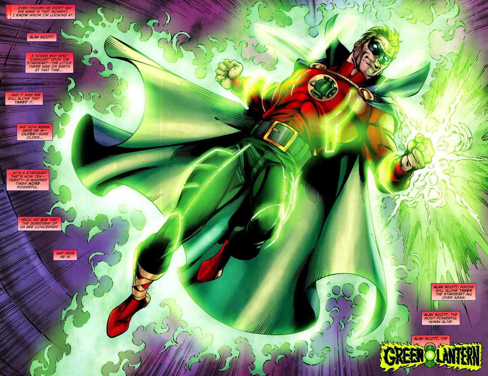 Superhero Powers: Alan Scott, Green Lantern - My, Superheroes, Dc comics, Green light, Comics-Canon, Longpost