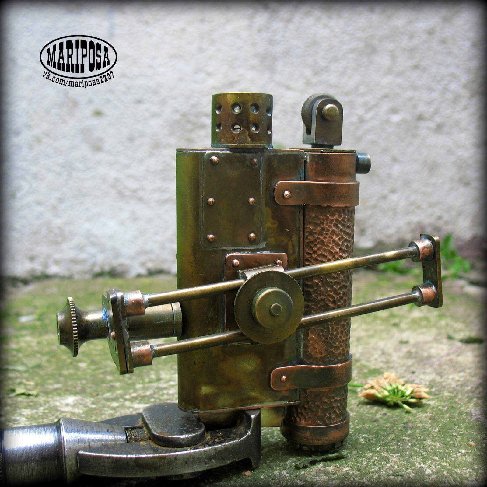 Gasoline lighter with a secret Triginta - My, Gas lighter, Steampunk lighter, Steampunk, Longpost