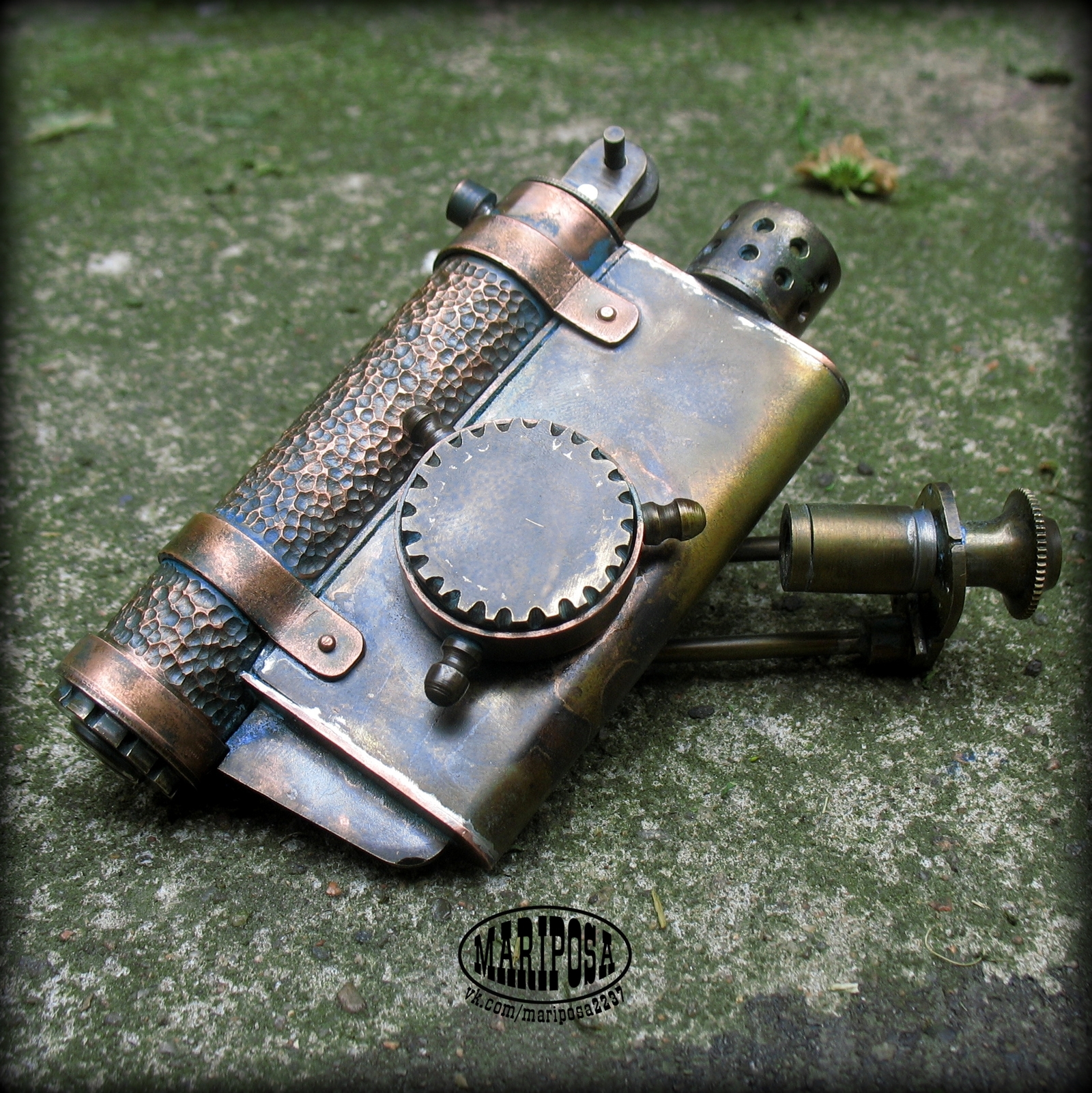 Gasoline lighter with a secret Triginta - My, Gas lighter, Steampunk lighter, Steampunk, Longpost