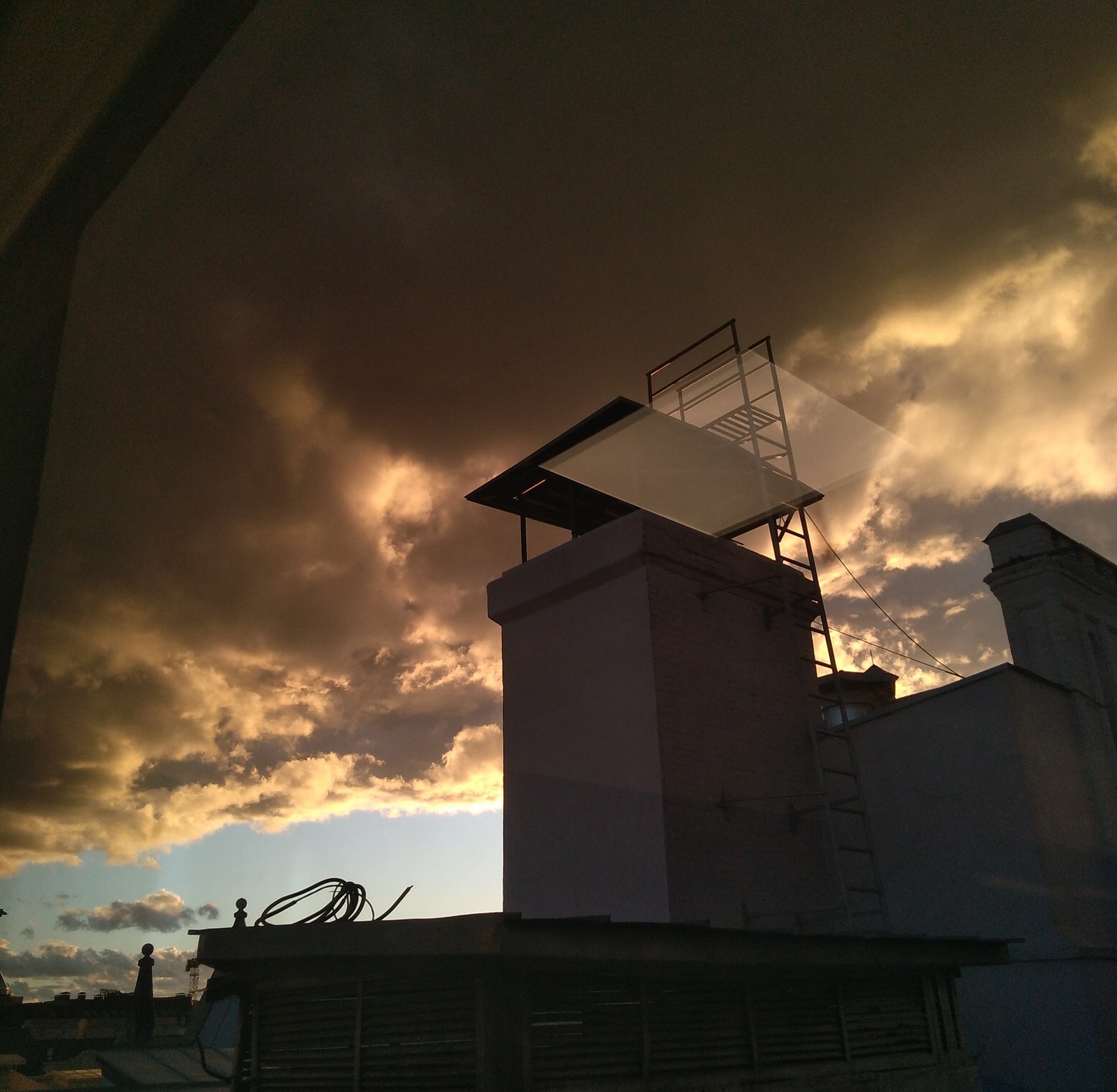 The sky over Moscow - My, Moscow, The photo, Sky, Sunset, Longpost